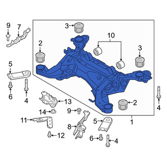 Volvo OE - Rear Suspension Subframe Crossmember