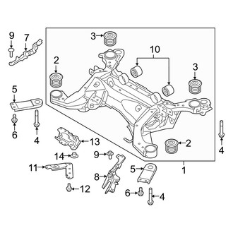 Volvo OE - Rear Suspension - Suspension Mounting