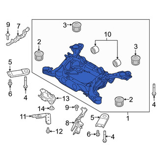 Volvo OE - Rear Suspension Subframe Crossmember