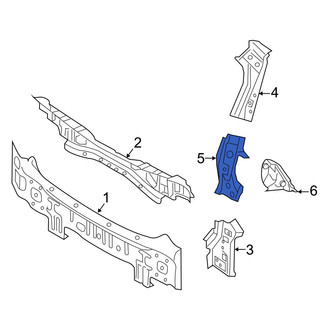 Volvo OE - Rear Left Lower Quarter Panel Gutter