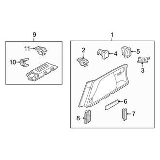 Volvo OE - Rear Body & Floor - Interior Trim (Right Side, Trim)
