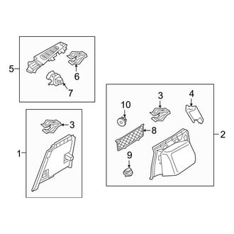 Volvo OE - Rear Body & Floor - Interior Trim (Left Side, Trim)