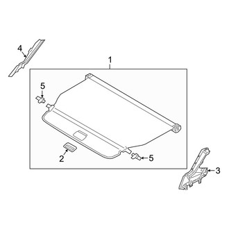 Volvo OE - Rear Body & Floor - Interior Trim (Luggage Cover)