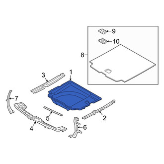 Volvo OE - Rear Spare Tire Compartment