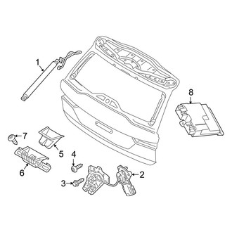 Volvo OE - Lift Gate - Lock & Hardware
