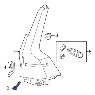 Volvo OE - Tail Light Bolt