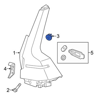 Volvo OE - Tail Light Nut