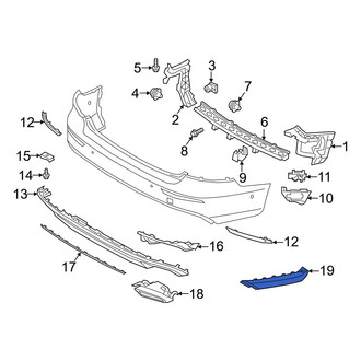 Volvo OE - Rear Bumper Trim