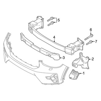 Volvo OE - Front Bumper & Grille - Bumper & Components (Mounting Support), (Core / Plus / Ultra)