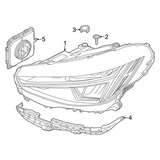 Volvo OE - Front Lamps - Headlamp Components