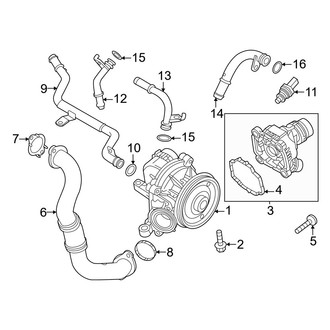 Volvo OE - Cooling - Water Pump (B5 Core / B5 Plus / B5 Ultimate)
