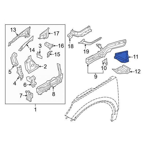 Fender Rail Reinforcement