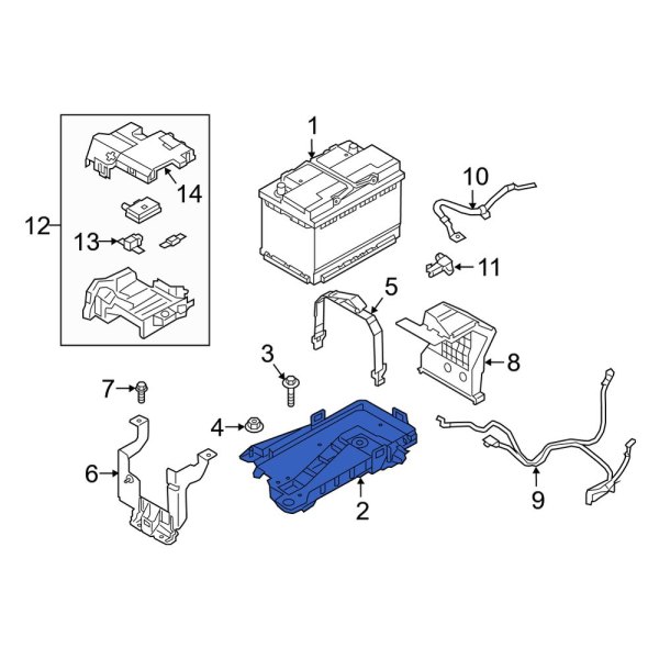 Battery Tray