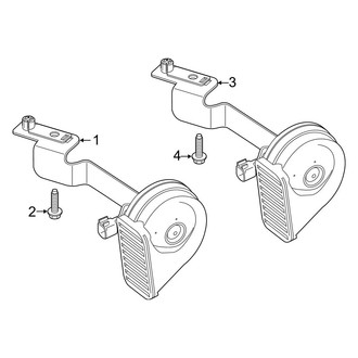 Volvo OE - Electrical - Horn