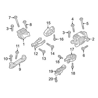 Volvo OE - Engine / Transaxle - Engine & Transmission Mounting
