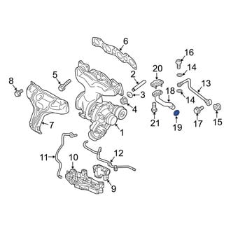 Volvo OE - Engine Coolant Temperature Sensor O-Ring