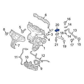 Volvo OE - Turbocharger Oil Line Gasket