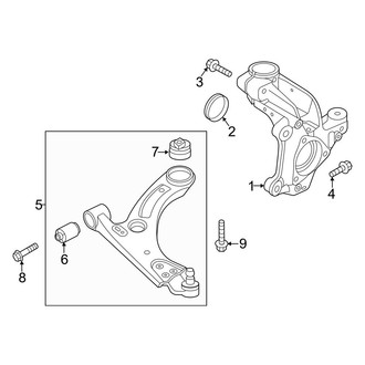 Volvo OE - Front Suspension - Suspension Components