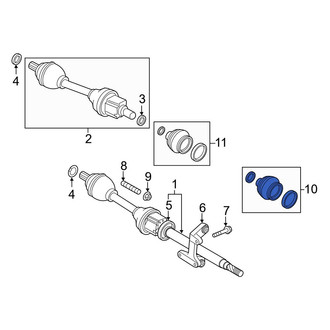 Volvo OE - Front Outer CV Joint Boot Kit