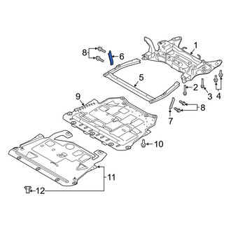 Volvo OE - Right Suspension Subframe Reinforcement Bracket