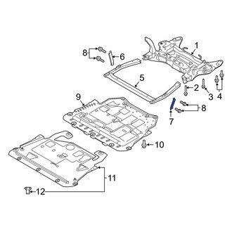 Volvo OE - Left Suspension Subframe Reinforcement Bracket