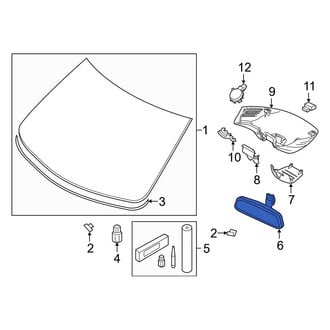 Volvo OE - Front Interior Rear View Mirror