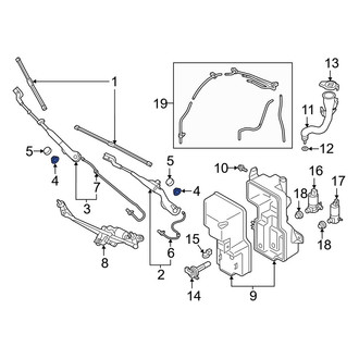Volvo OE - Wiper Arm Nut