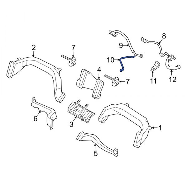 Instrument Panel Air Duct