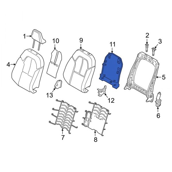 Seat Back Panel