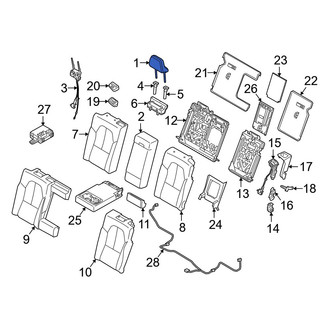 Volvo OE - Front Right Headrest