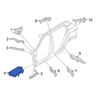 Volvo OE - Left Body A-Pillar Seal