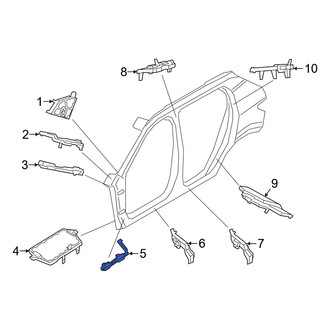 Volvo OE - Left Body A-Pillar Seal