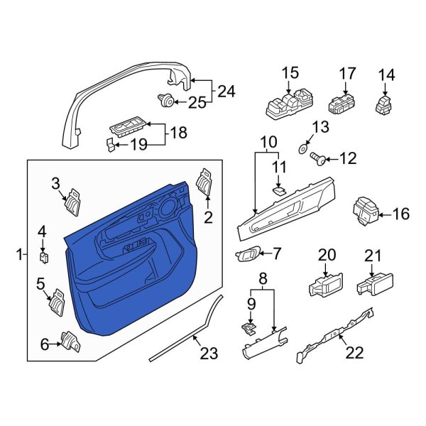 Door Interior Trim Panel