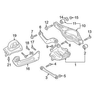 Volvo OE - Rear Suspension - Suspension Components (FWD)