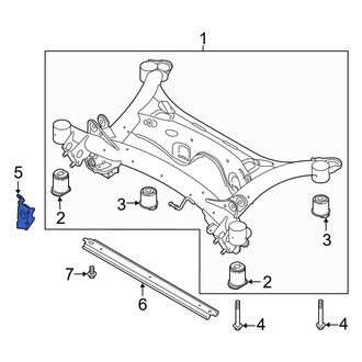 Volvo OE - Right Suspension Subframe Reinforcement Bracket