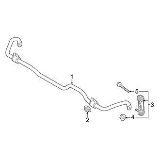 Volvo OE - Rear Suspension - Stabilizer Bar & Components (Core / Plus / Ultra AWD)