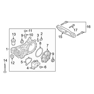 Volvo OE - Rear Suspension - Axle & Differential (AWD)