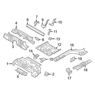 Volvo OE - Rear Body & Floor - Floor & Rails (Core / Plus / Ultimate)
