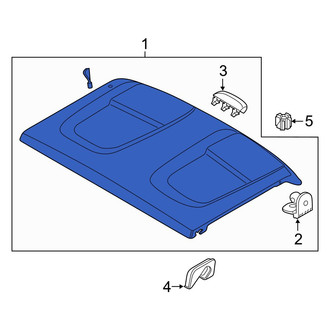 Volvo OE - Rear Luggage Compartment Cover