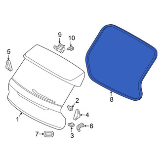 Volvo OE - Rear Hatch Seal