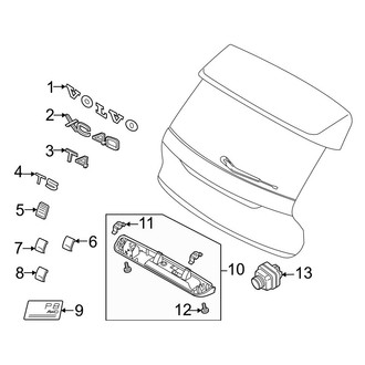 Volvo OE - Lift Gate - Exterior Trim (Core / Plus / Ultra)