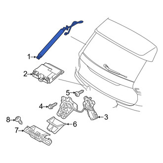 Volvo OE - Rear Left Liftgate Lift Support
