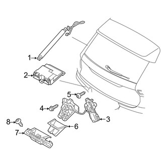 Volvo OE - Lift Gate - Lock & Hardware