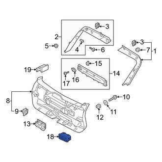 Volvo OE - Rear Liftgate Latch Release Switch