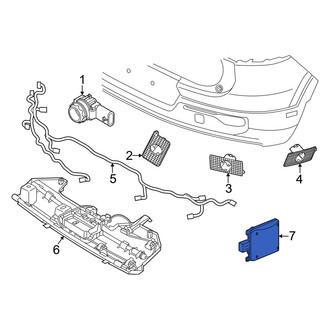 Volvo OE - Rear Blind Spot Detection System Warning Sensor