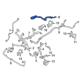 Volvo OE - Drive Motor Battery Pack Coolant Hose