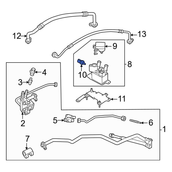 A/C Refrigerant Pressure Sensor