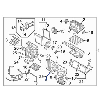 Volvo OE - A/C Evaporator Drain