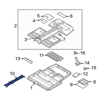 Volvo OE - Front Drive Motor Battery Pack Bracket