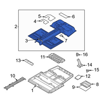Volvo OE - Upper Drive Motor Battery Pack Cover